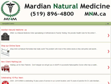 Tablet Screenshot of mardiannaturalmedicine.ca